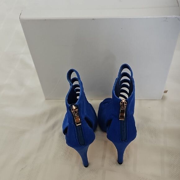 Eric Michael Blue Strappy Heels - Picture 5 of 15